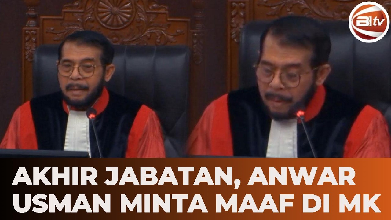 Hakim Anwar Usman Paman Gibran Pamit dari MK Setelah 15 Tahun Mengabdi
