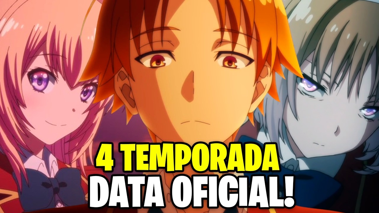 YOUKOSO JITSURYOKU 4 TEMPORADA DATA DE LANÇAMENTO OFICIAL!
