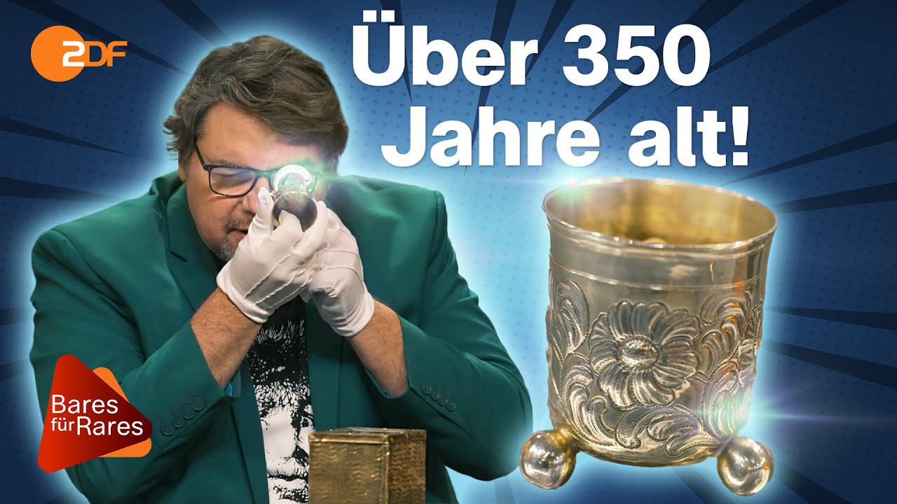 Kelch räumt ab! Silberbecher aus dem 17. Jahrhundert lässt die Preise überquellen | Bares für Rares