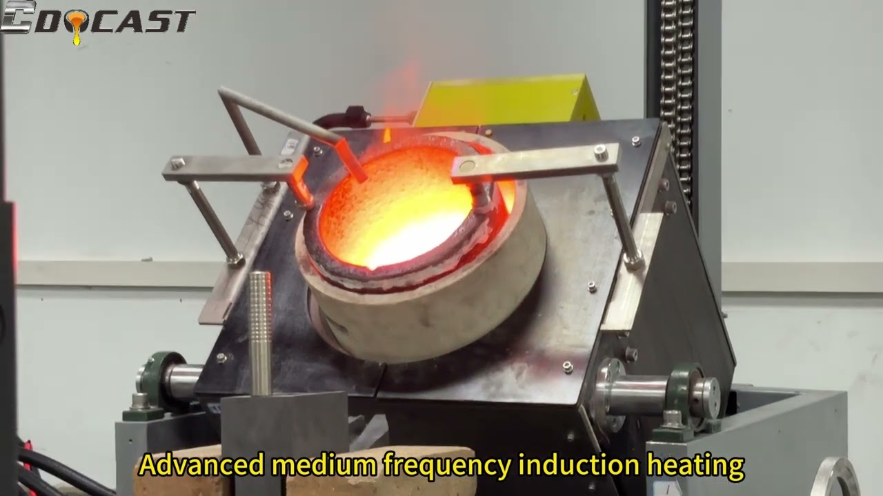 How to Melt 100kg of Silver, Gold & Copper with Perfect Control: Chain Tilting Melting Furnace