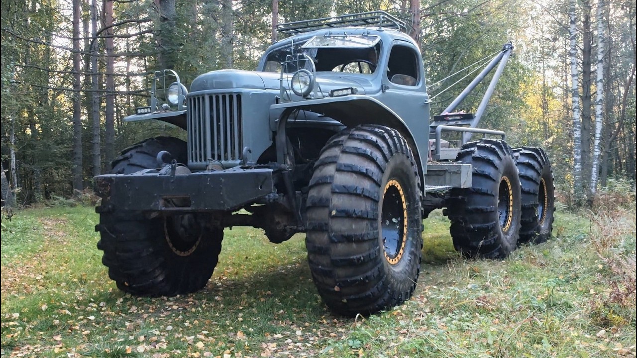 Getting the ZIL-157 back on the road after sitting!