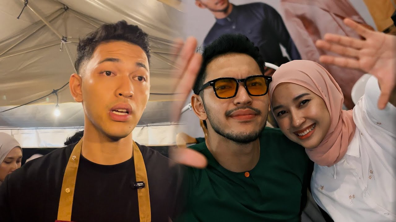 Gigih Muaz Zabir berniaga sampai lewat malam, tapi siapa wanita di sisi tu?