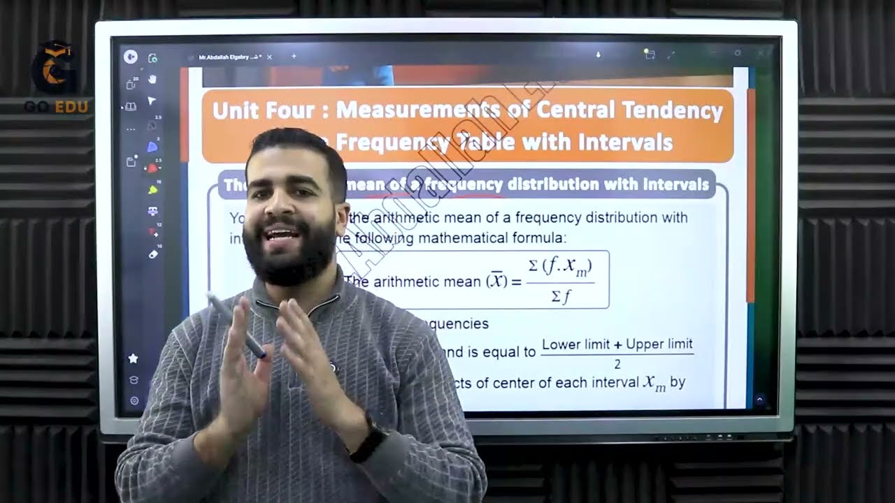 Measurements of central tendency. Prep 2