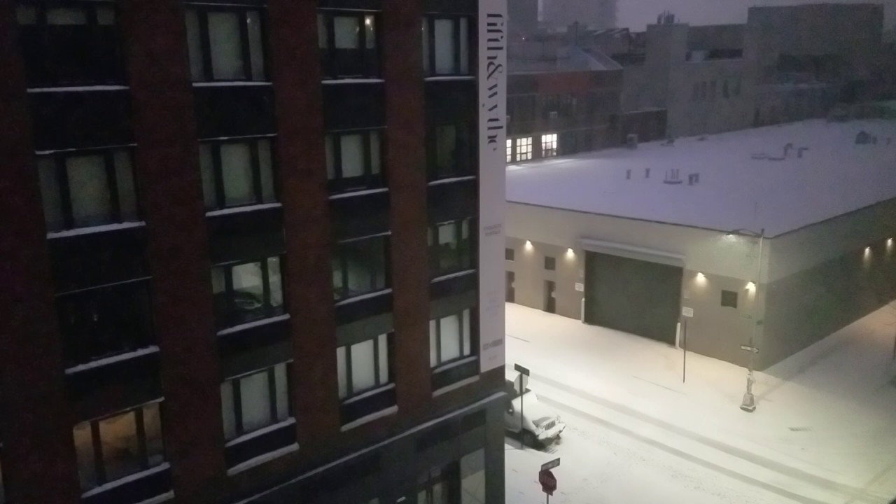 Winter Storm Stella Williamsburg Brooklyn Hyperlapse 3/14/17