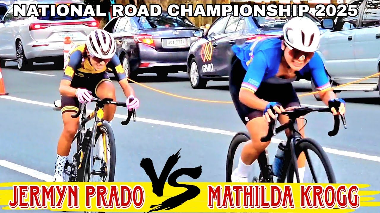 JERMYN PRADO VS MATHILDA KROGG Criterium Race National Road Championship 2025