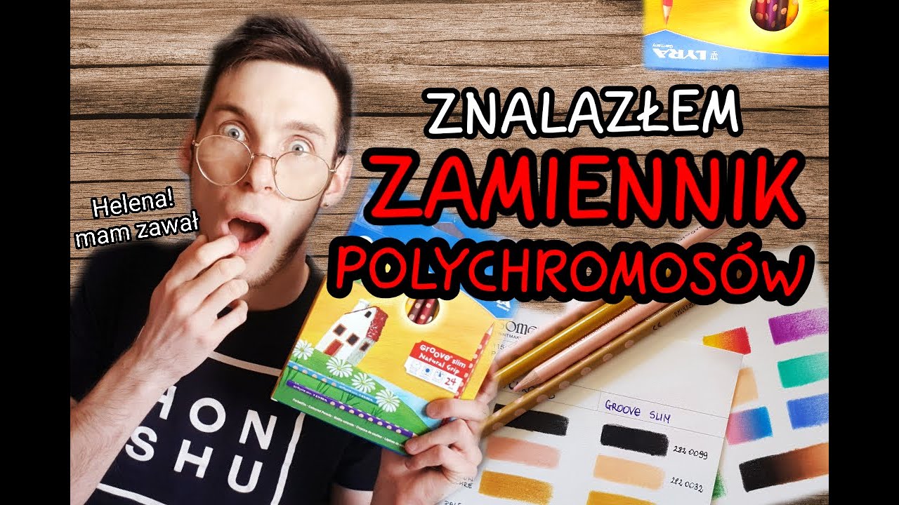 NAJTAŃSZY ZAMIENNIK KREDEK POLYCHROMOS !?/Kredki LYRA GROOVE slim / NIE WIERZĘ!!
