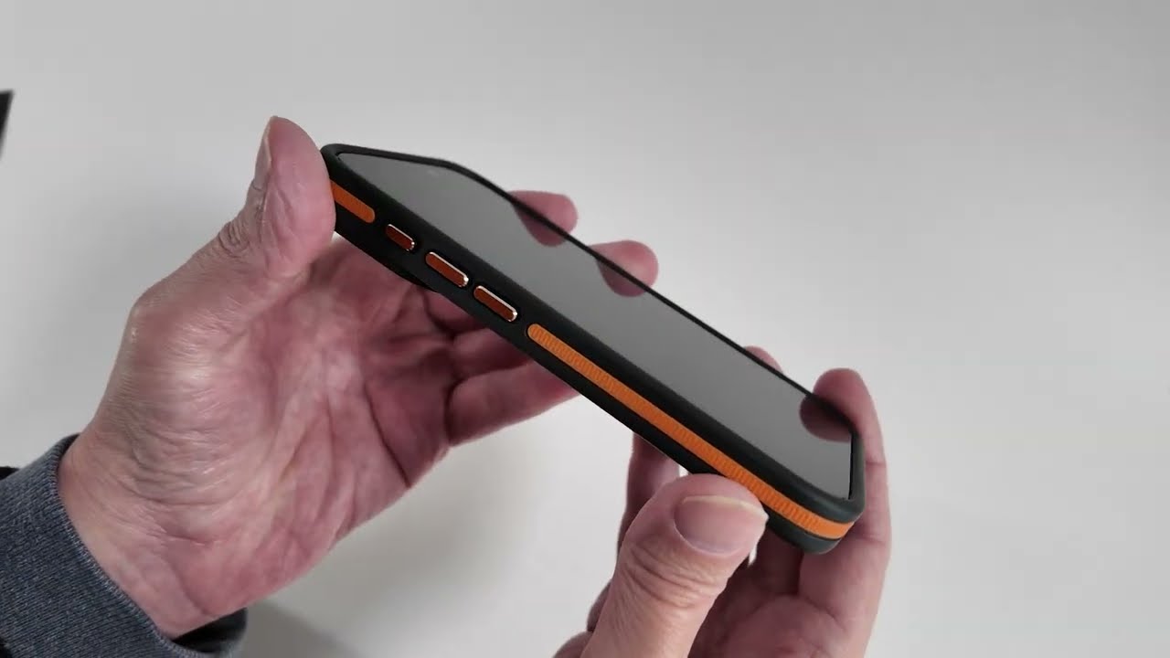 Shockproof Slim Thin Case for iPhone 17 Pro Cosmic Orange