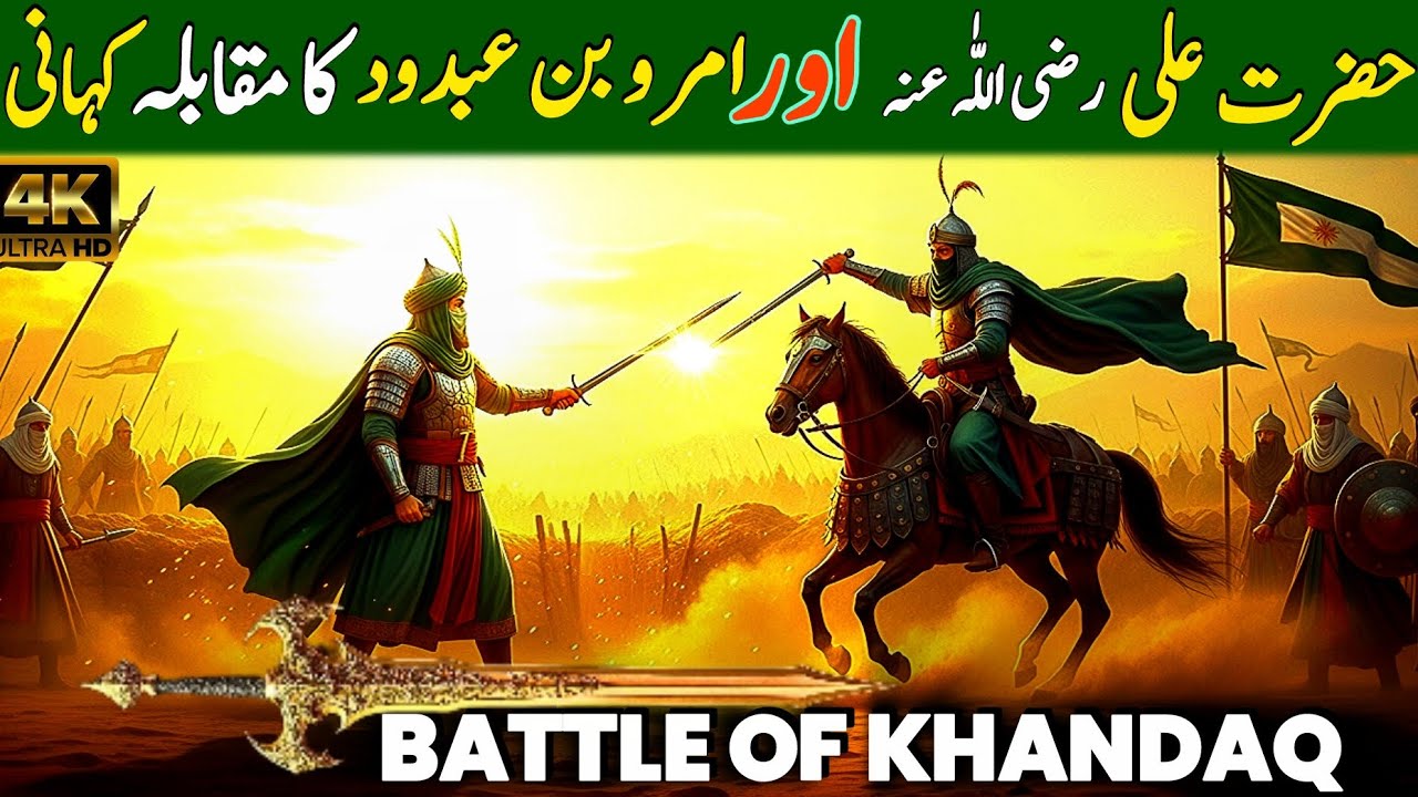حضرت علیؓ اور امرو بن عبدود کا تاریخی مقابلہ | غزوہ خندق کا حیران کن واقعہ | Battle of Khandaq