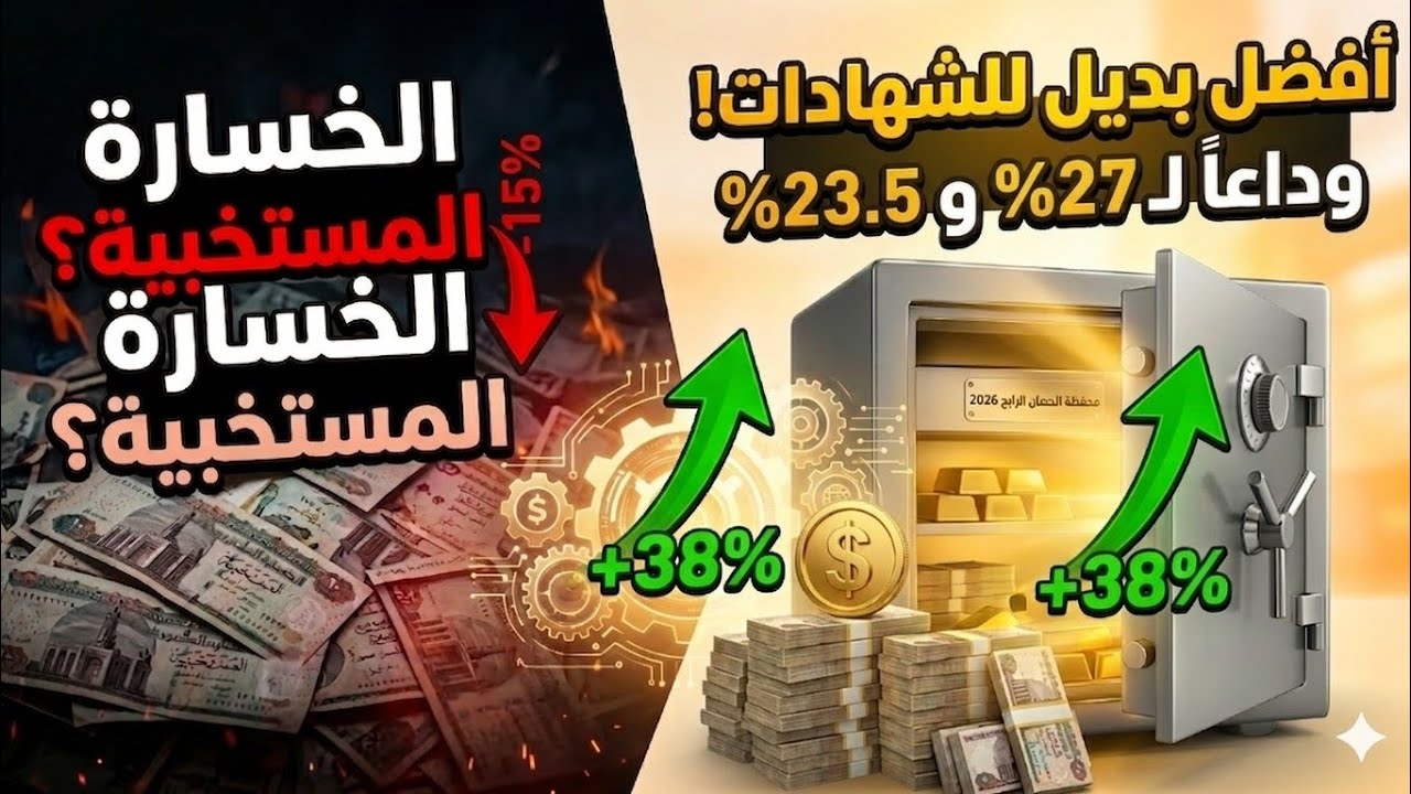 أفضل بديل لشهادات الـ 27% والـ 23.5% حالياً 📈 | الحصان الرابح في 2026 🐎💰