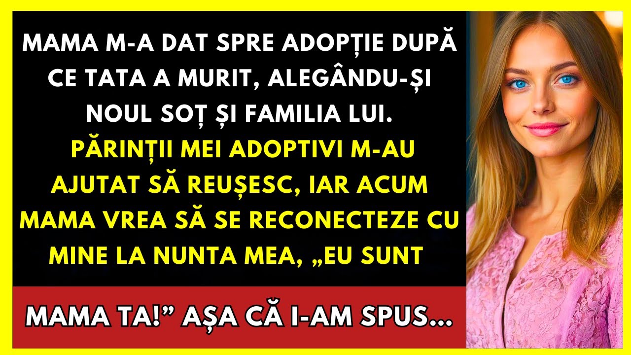 Mama M-A Dat Spre Adopție După Ce Tata A Murit, Alegându-Și Noul Soț Și Familia Lui