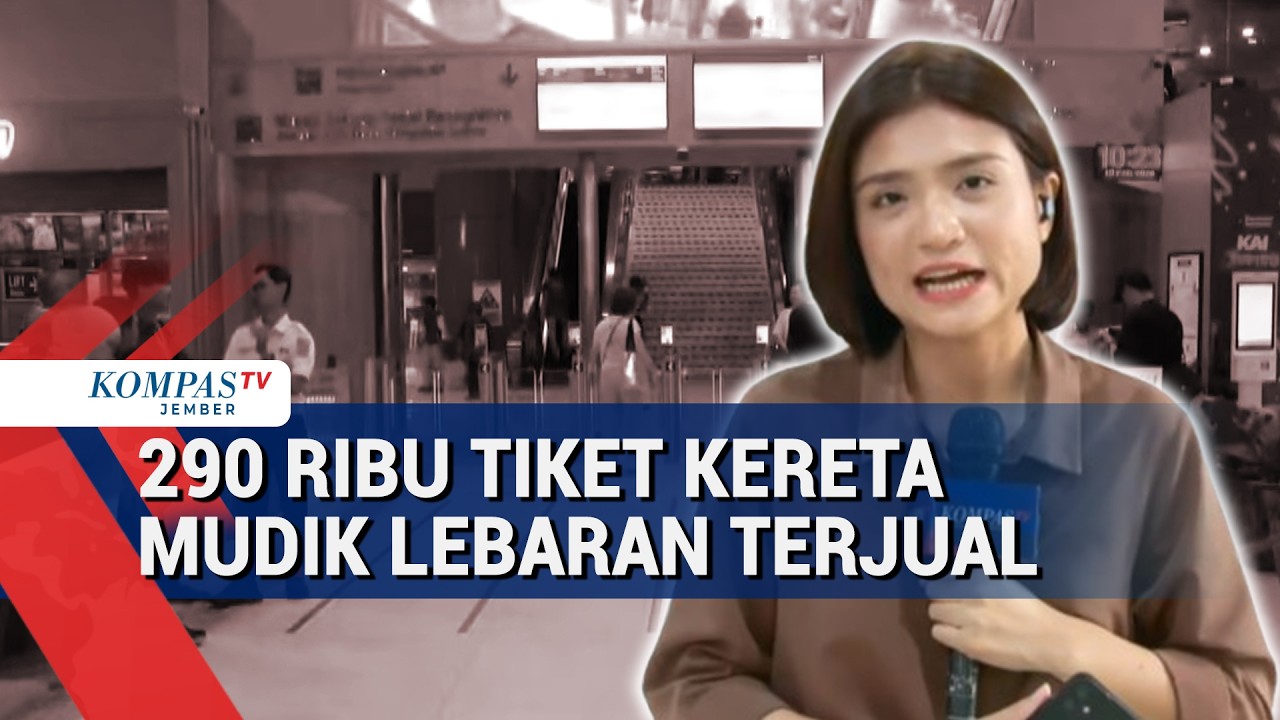 Tiket Kereta Lebaran Laris Manis, Rute Yogya hingga Surabaya Jadi Favorit