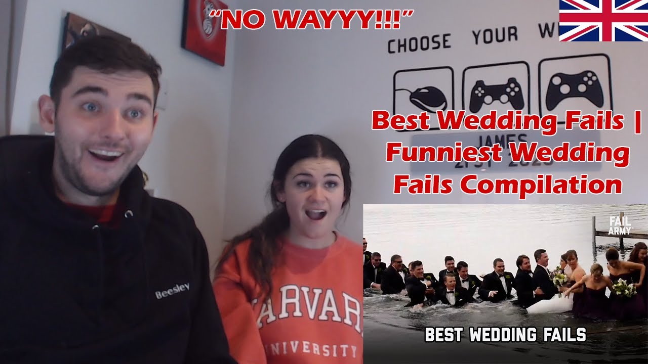 Engaged Couple Reacts to Best Wedding Fails | Funniest Wedding Fails Compilation