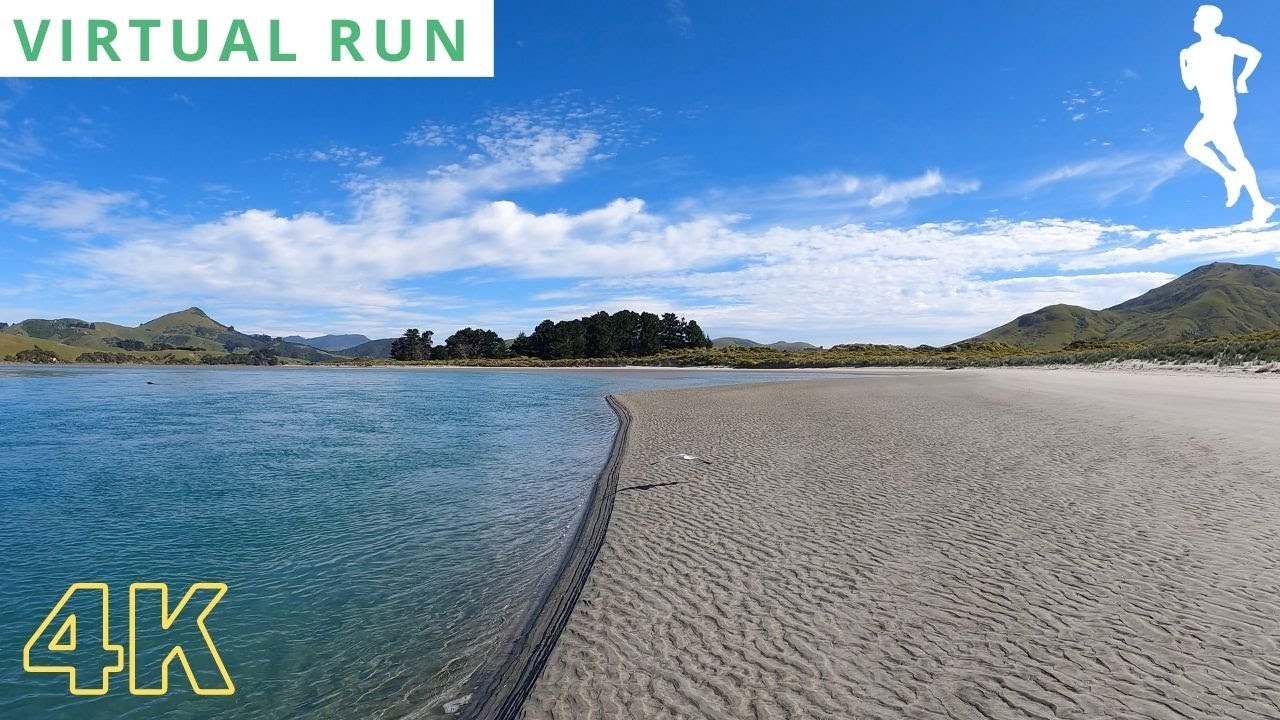 Virtual Run Beach | Virtual Running Videos | 40 Minutes 4K UHD 60 | GoPro Hero 9 Black