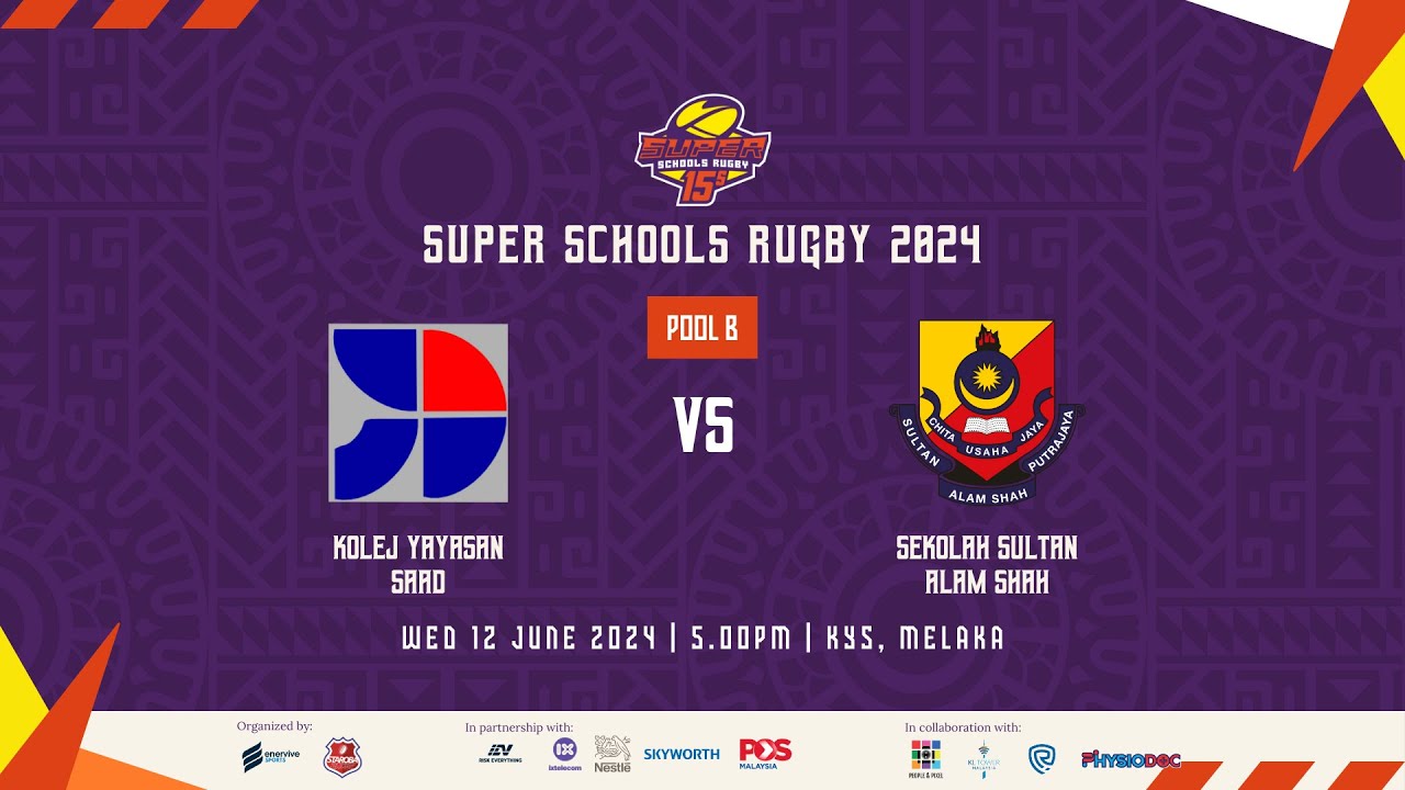 Kolej Yayasan Saad (KYS) vs Sekolah Sultan Alam Shah (SAS) | 5 - 12 #ssr