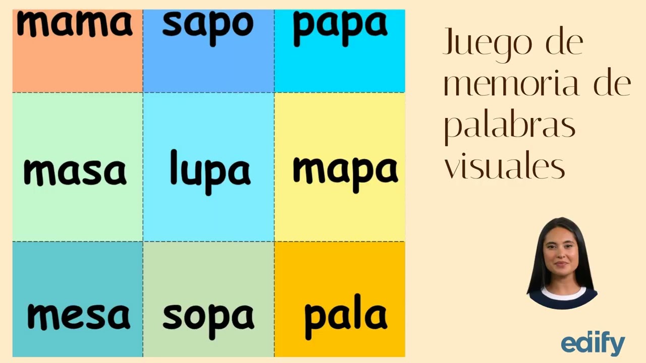 9. Impulsando la fluidez lectora con divertidas actividades de palabras visuales.