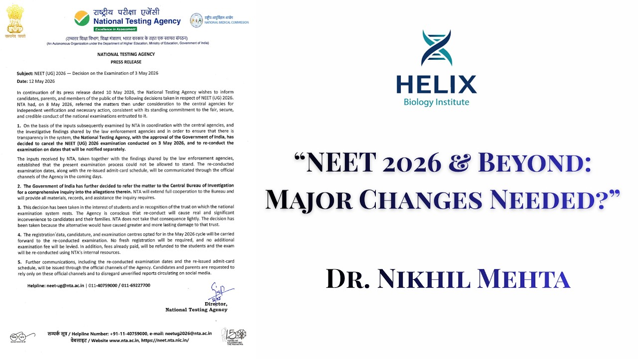&ldquo;NEET 2026 & Beyond: Major Changes Needed?&rdquo;