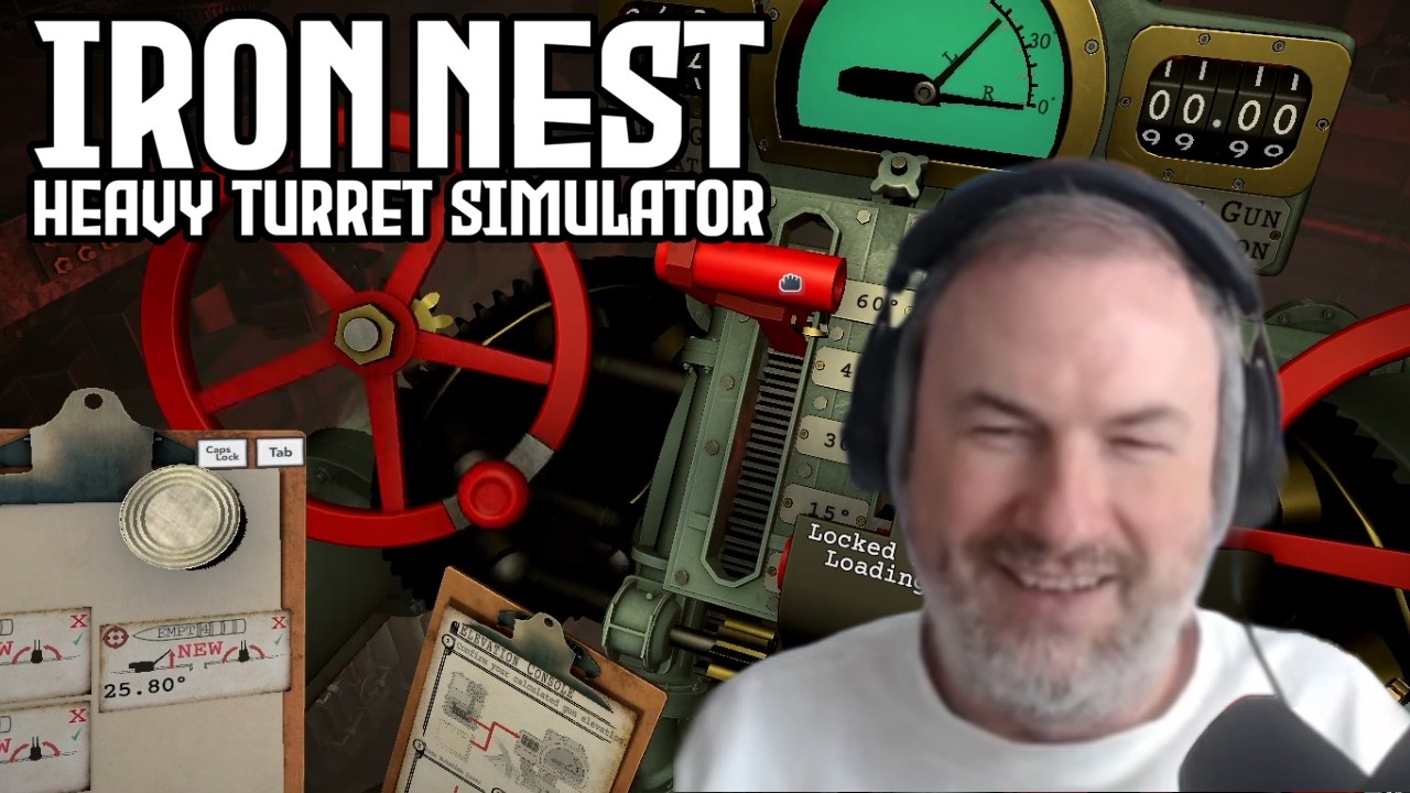 Sips checks out IRON NEST: Heavy Turret Simulator!