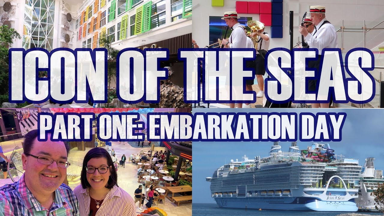 ICON OF THE SEAS Preview Sailing Pt.1 - Embarkation Day Onboard The Largest Cruise Ship In The World
