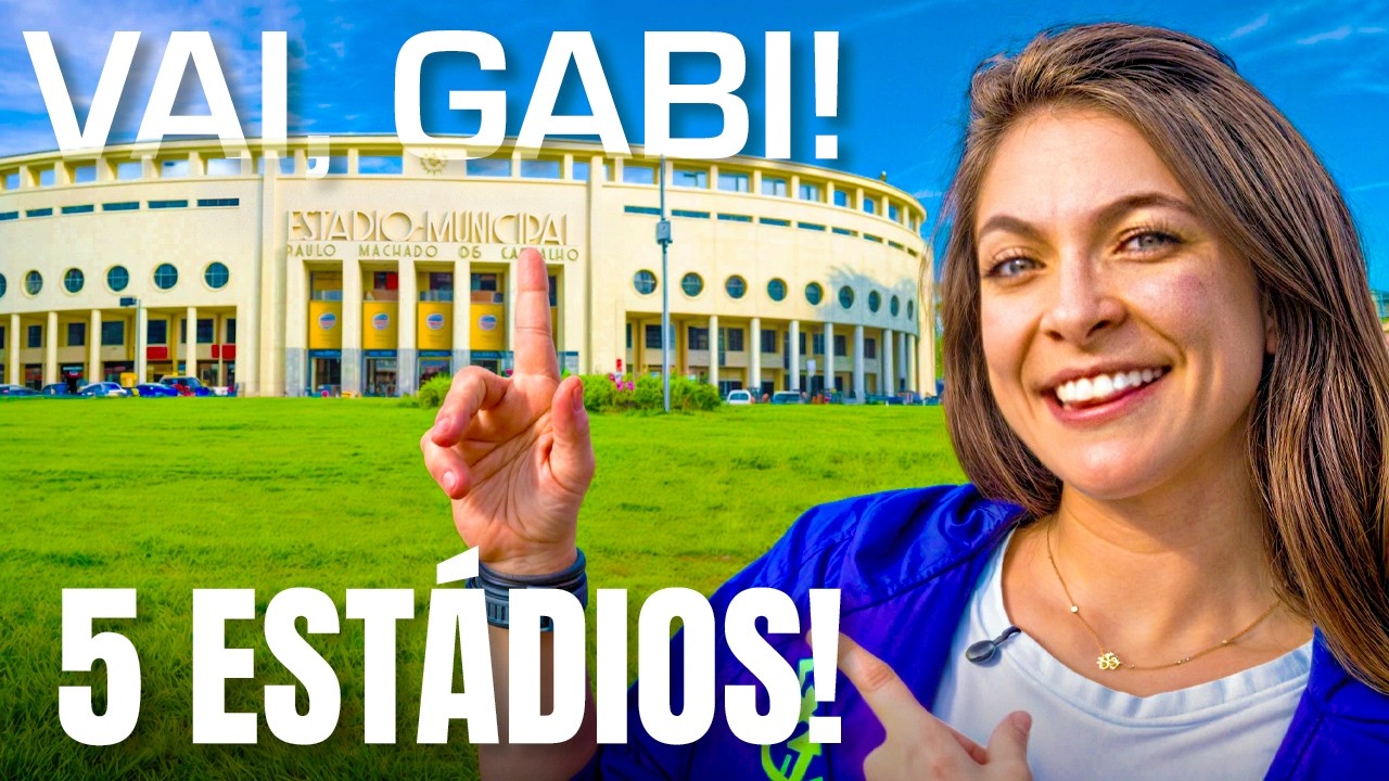 TOUR PELOS 5 MAIORES ESTÁDIOS DE SÃO PAULO!