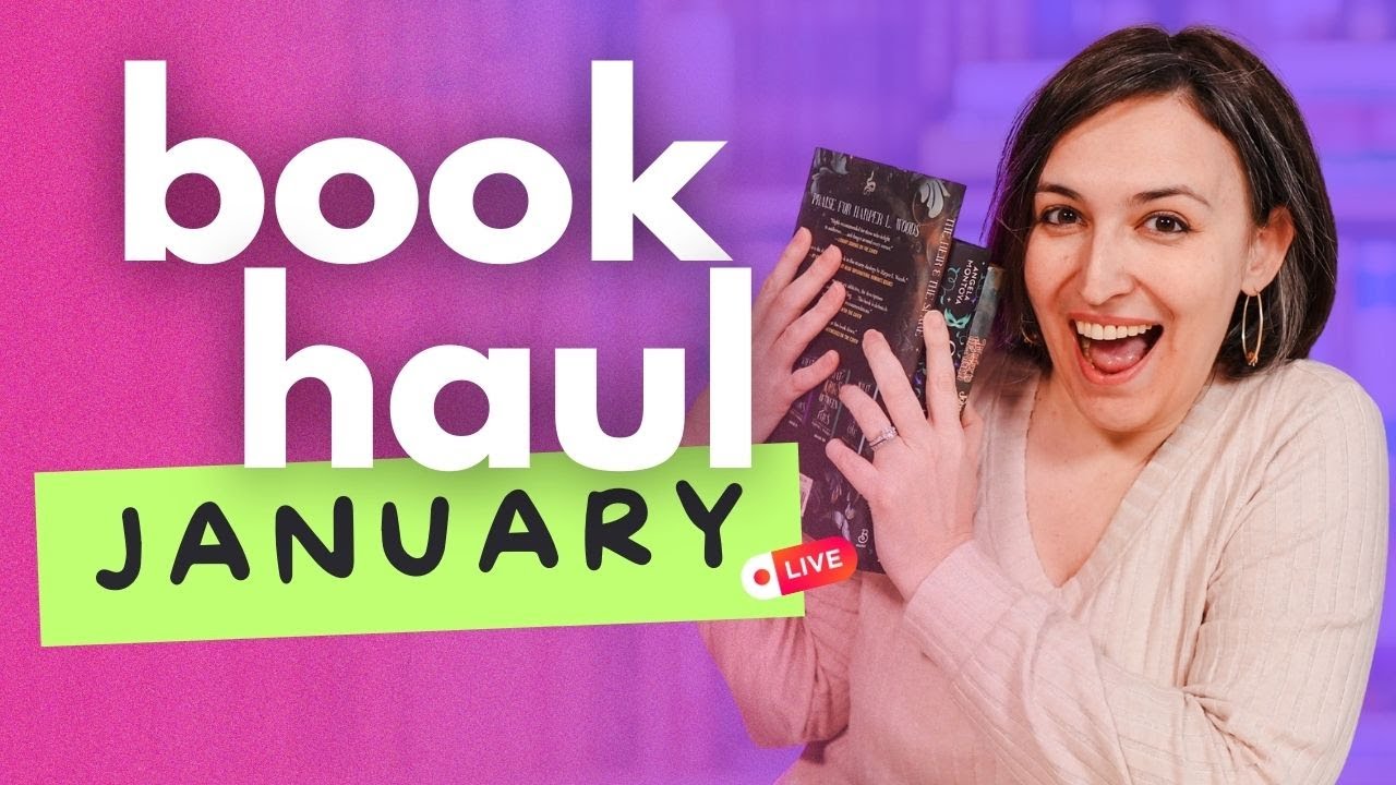 January Book Haul | Library Finds, Book Mail & eBooks LIVE
