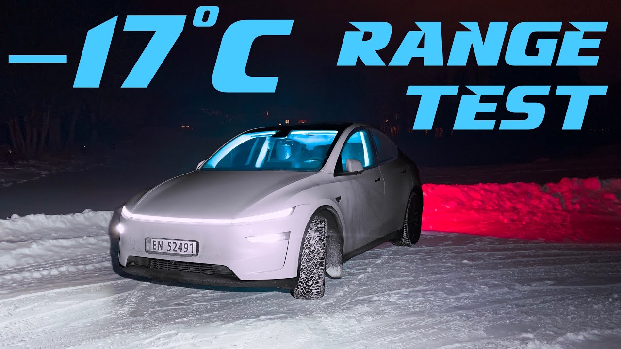 Best LONG Range Electric Car–Winter Range Test in Tesla Model Y Juniper Dual Motor #Tesla #rangetest