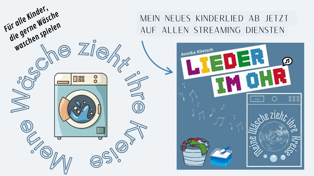 Meine Wäsche zieht ihre Kreise | Musikvideo zum Release Day | Lieder im Ohr Original