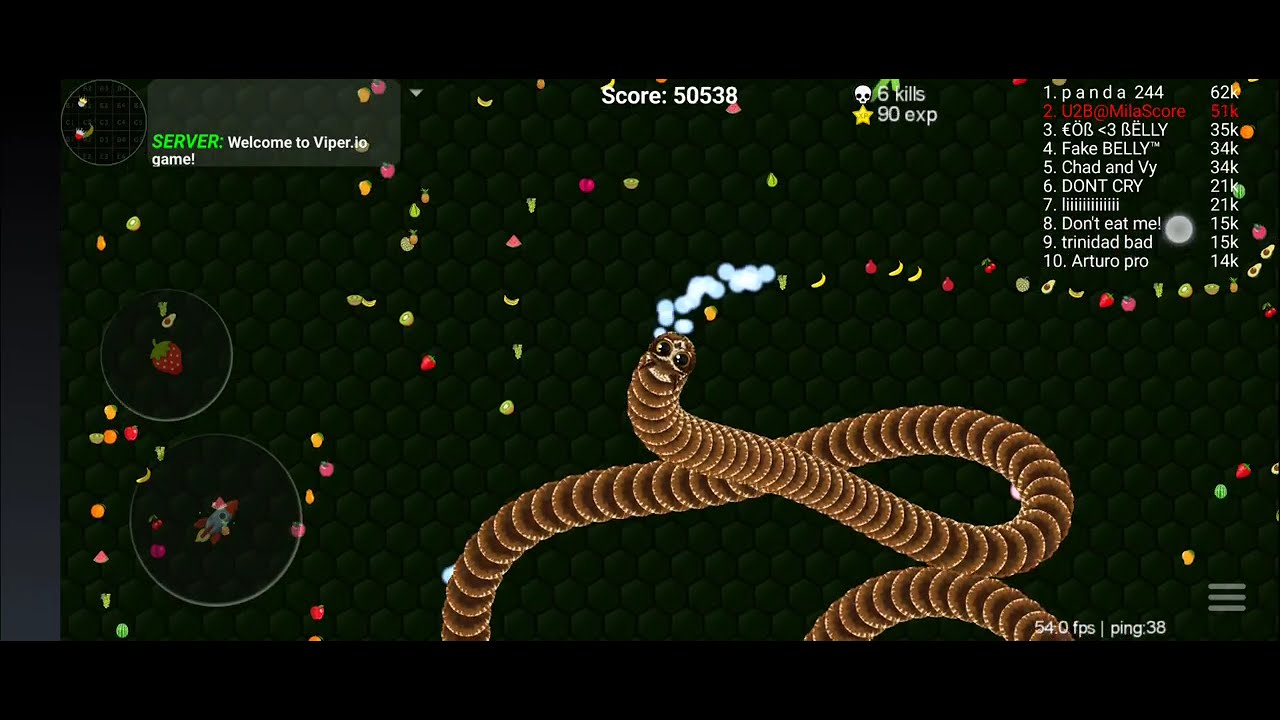 Viper.IO Mila's Owl Skin Fail To Reach 1st Place Death Before Sushi