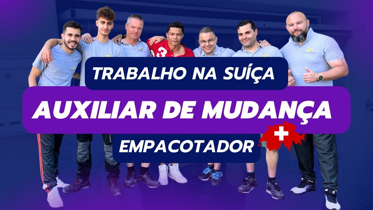 Zurique, Suíça: Desvendando a Profissão de Auxiliar de Mudança e Empacotador. 🎥📦