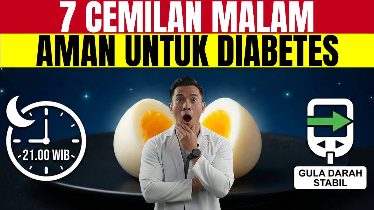 JANGAN TAKUT MAKAN MALAM ‼️ ini Camilan Malam Aman untuk Penderita Diabetes