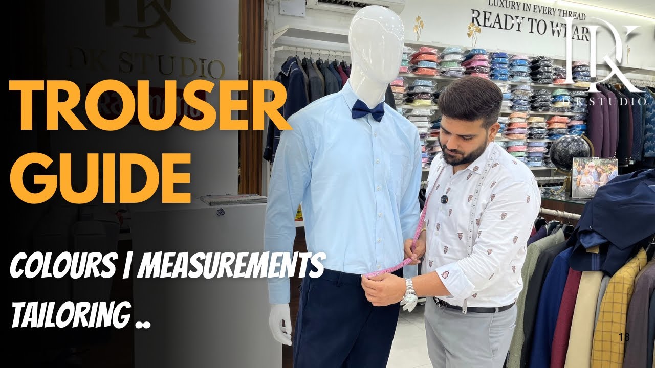 Perfect Trouser Stitching Guide | Fabrics | Colours | Measurement’s| 🧵👖👍🏻 