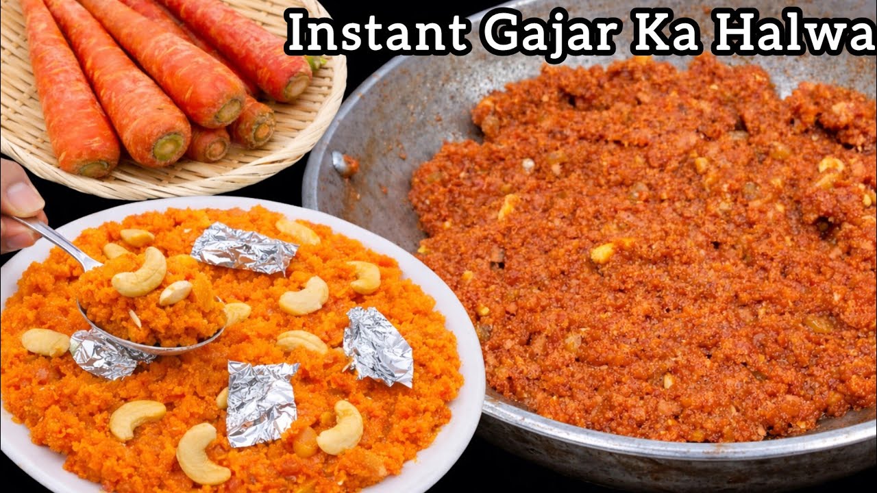 Bina Ghise Perfect Gajar Ka Halwa 30 Minute Me | Instant Halwai Style Recipe | गाजर का हलवा रेसिपी.