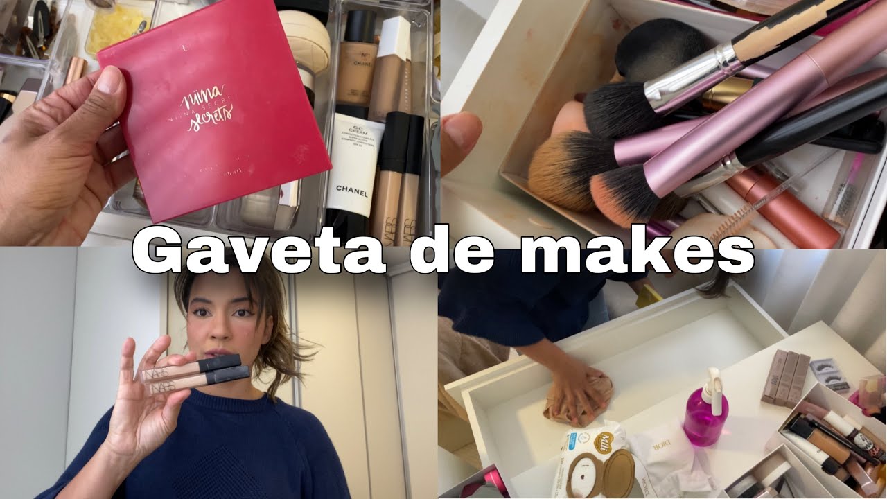 Organizando a minha gaveta de makes  🥰✨