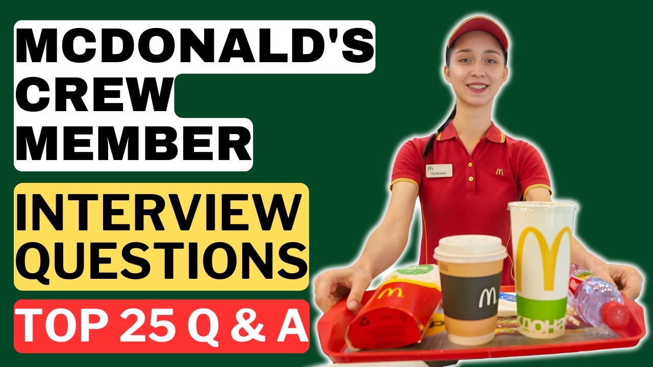McDonald's Crew Member Interview Questions and Answers for 2026
