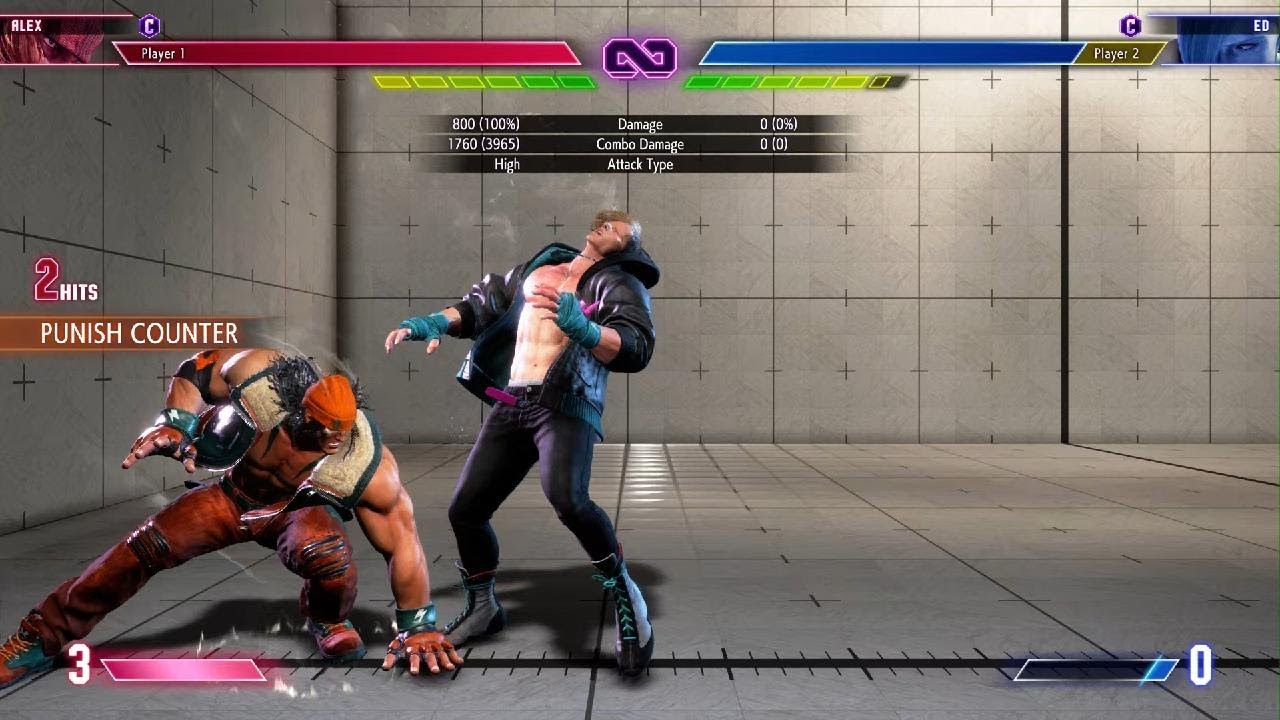 Alex Punish Counter: Neutral Jump HP Timing & Decent Damage