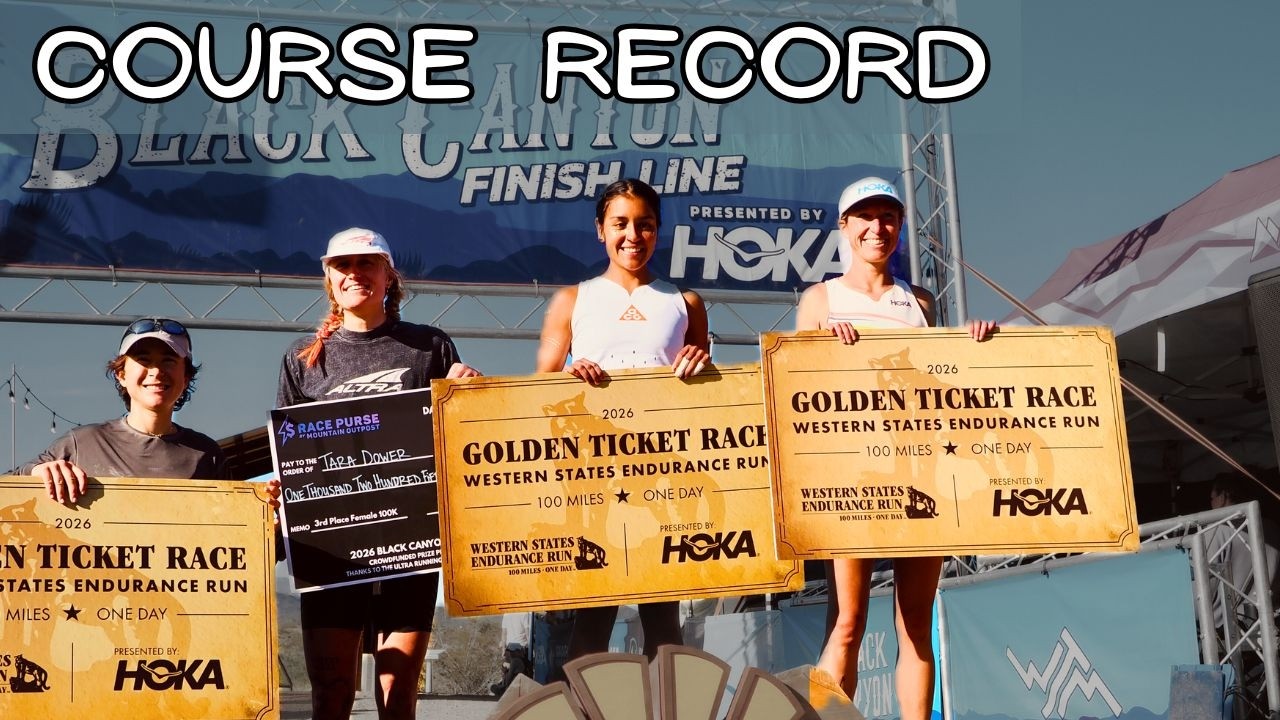 Winning Black Canyon 100K — Course Record Race Recap