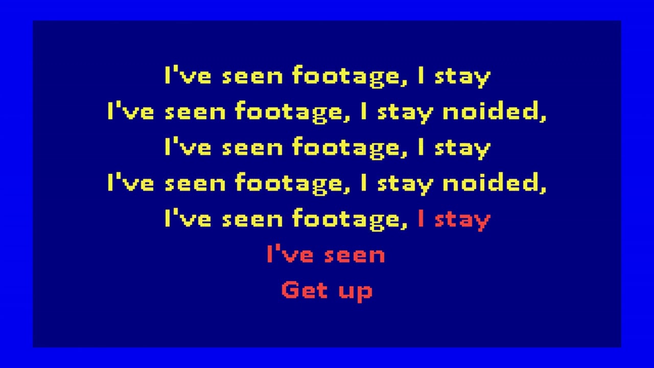 Death Grips  - I've Seen Footage (karaoke)
