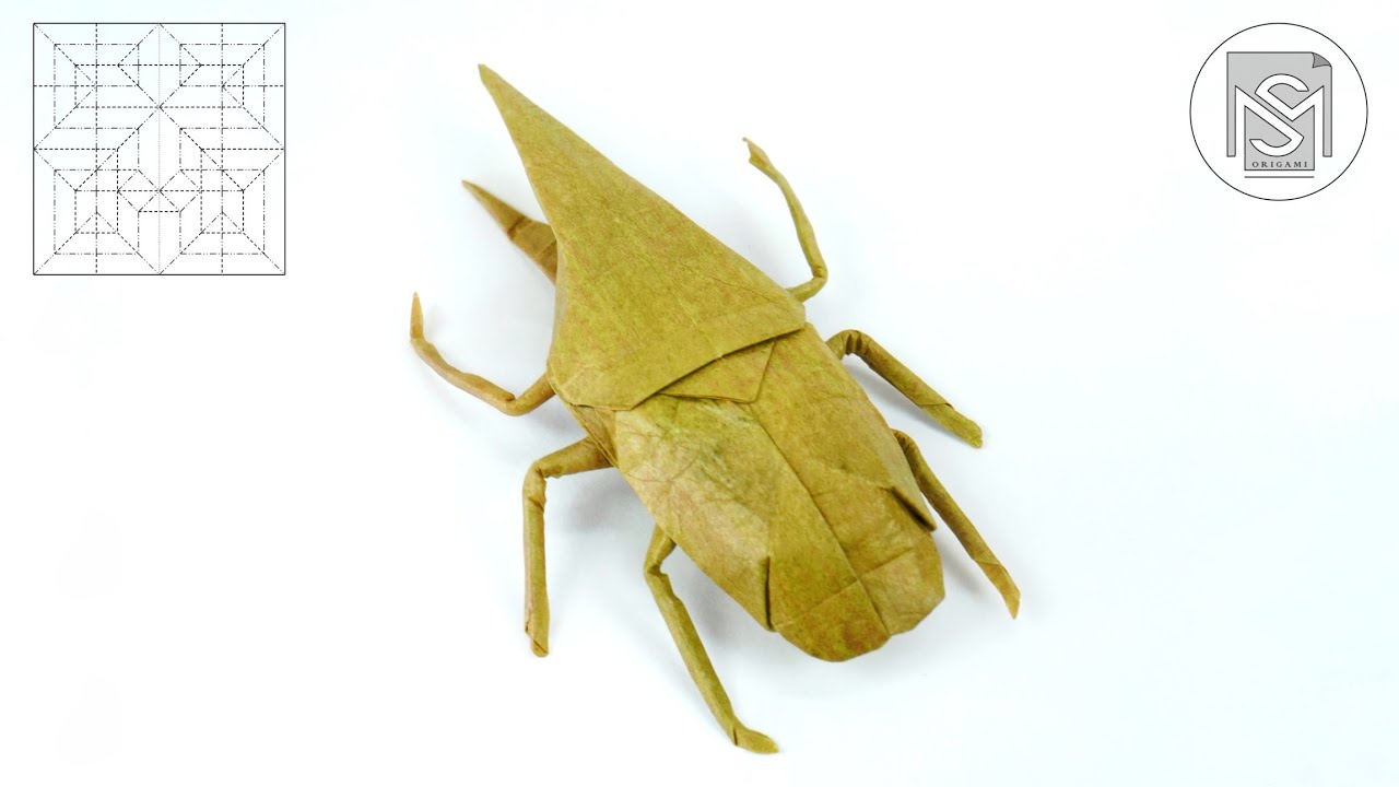 Origami Hercules Beetle | Simple | CP Analysis | Sampreet Manna Origami