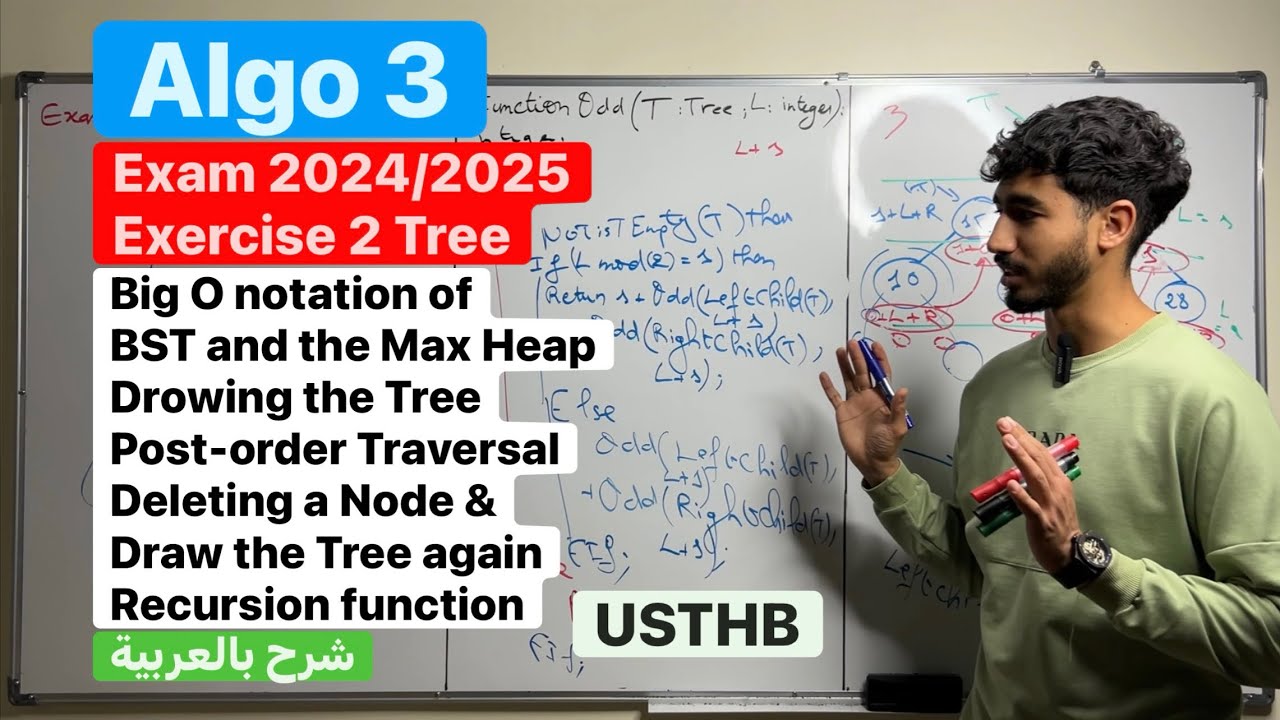 Algo 3 USTHB Exam 2024/2025 Exercise 2