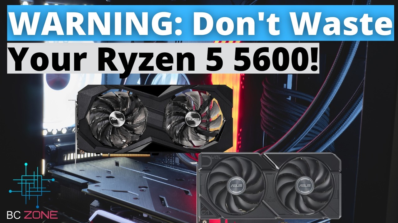 THE BEST GPUs FOR RYZEN 5 5600 IN 2025! RX 6600 VS  RX 7600 XT
