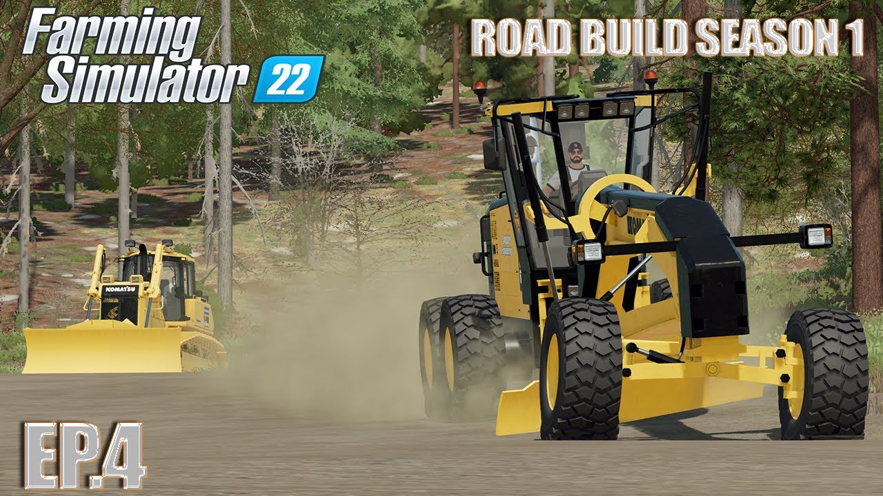 Farming Simulator 22 | ROAD BUILD Timelapse Season 1 | EP.4