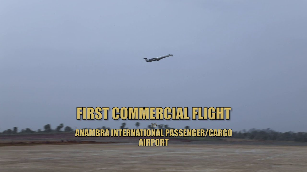THE FIRST COMMERCIAL FLIGHT TO ANAMBRA INTERNATIONAL AIRPORT... Dateline: 8/12/2021 (REMINISCE)