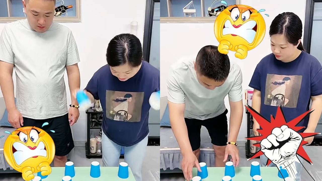 Ridiculous family games| Hilarious couple| Laughing father and son 😂 #Funny #Funny Family