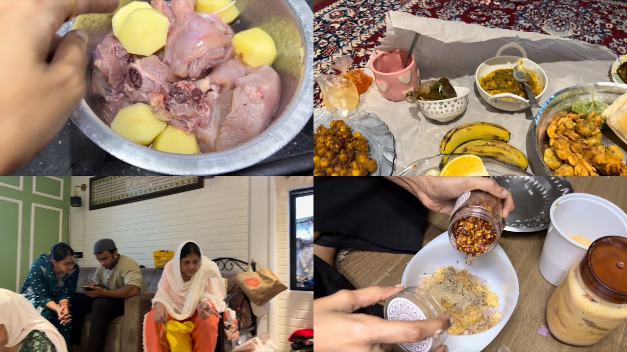 Khala k sath ghar pai Iftari🤗❤️