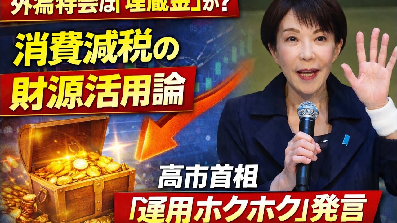 外為特会は「埋蔵金」か　消費減税の財源活用論で注目　高市首相は「運用ホクホク」発言【2026衆院選】