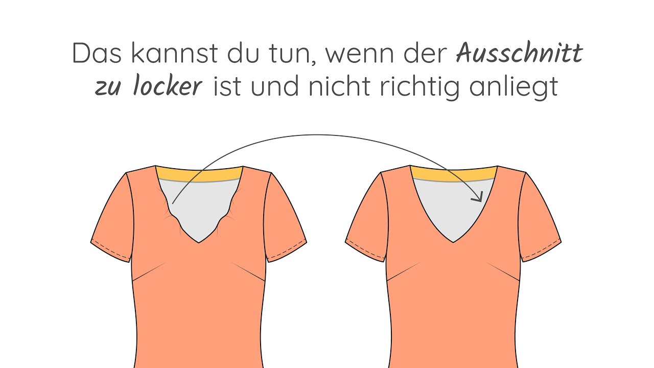 Ausschnitt kneifen