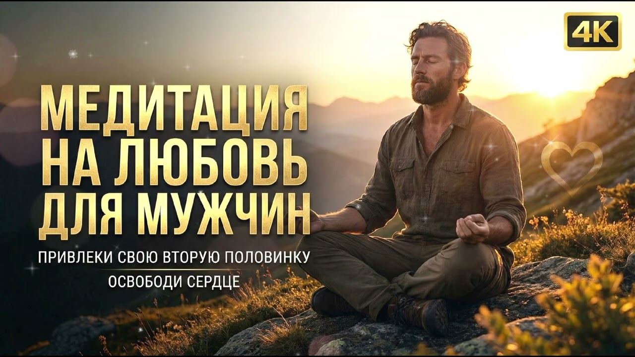 Короткая медитация. Для мужчин. ЛЮБОВЬ ✨🤍