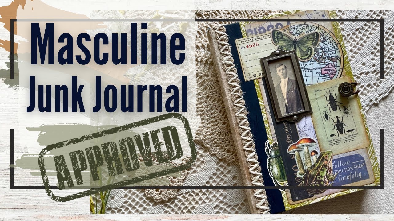 Stories Untold: A Young Man's Junk Journal Flip Through. (SOLD)
