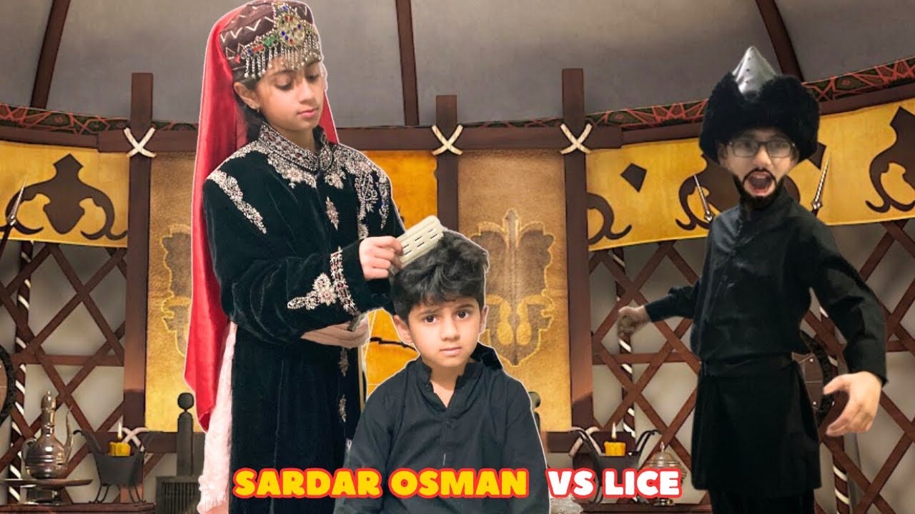 Sardar Osman k sir main Lice😯😮 | Смешное видео