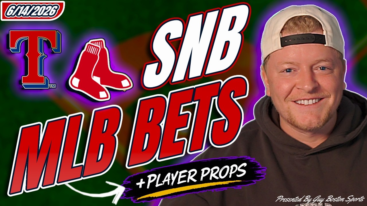 MLB Picks Today 6/14/2026 | Rangers vs Red Sox Sunday Night Baseball Best Bets & Predictions