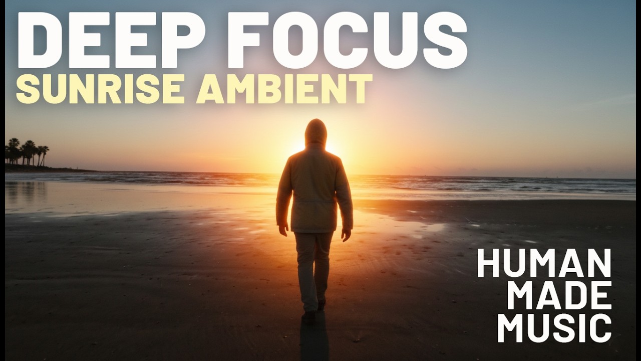 Tropical Liminal &mdash; 1 Hour Sunrise Beach Ambient for Deep Focus, Film & Quiet Work